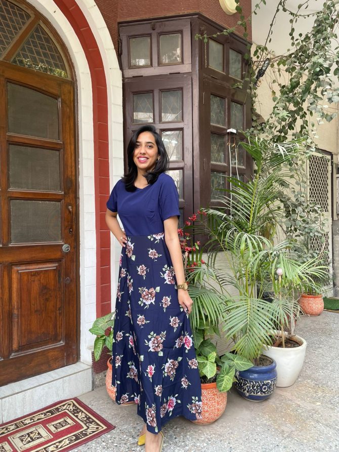 Navy Maxi Dress