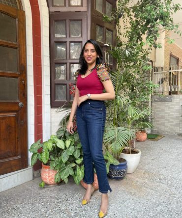 Colorpuff Top- Maroon