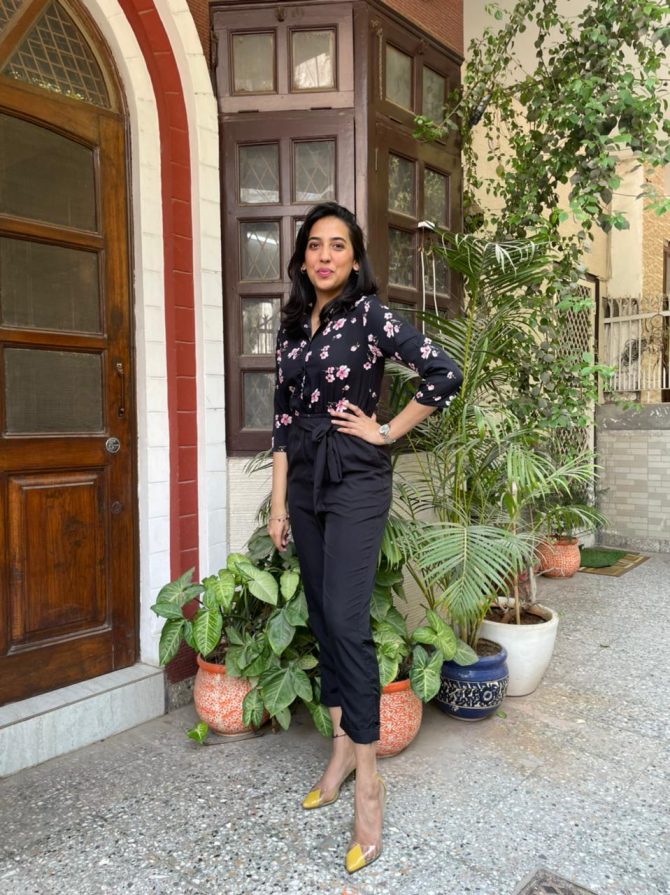 Cute Floral Jumpsuit