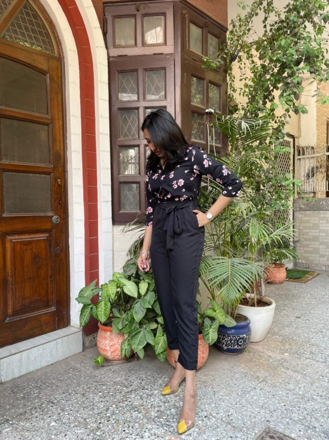 Cute Floral Jumpsuit