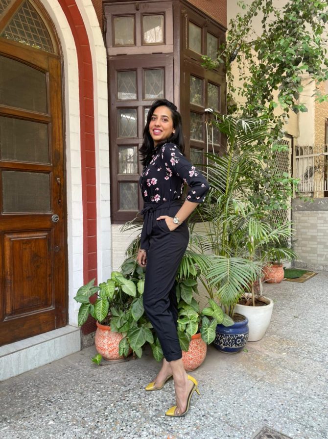 Cute Floral Jumpsuit