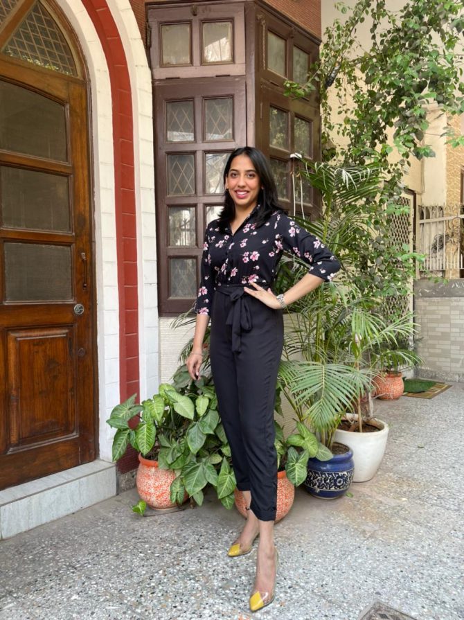 Cute Floral Jumpsuit
