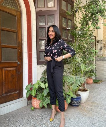 Cute Floral Jumpsuit