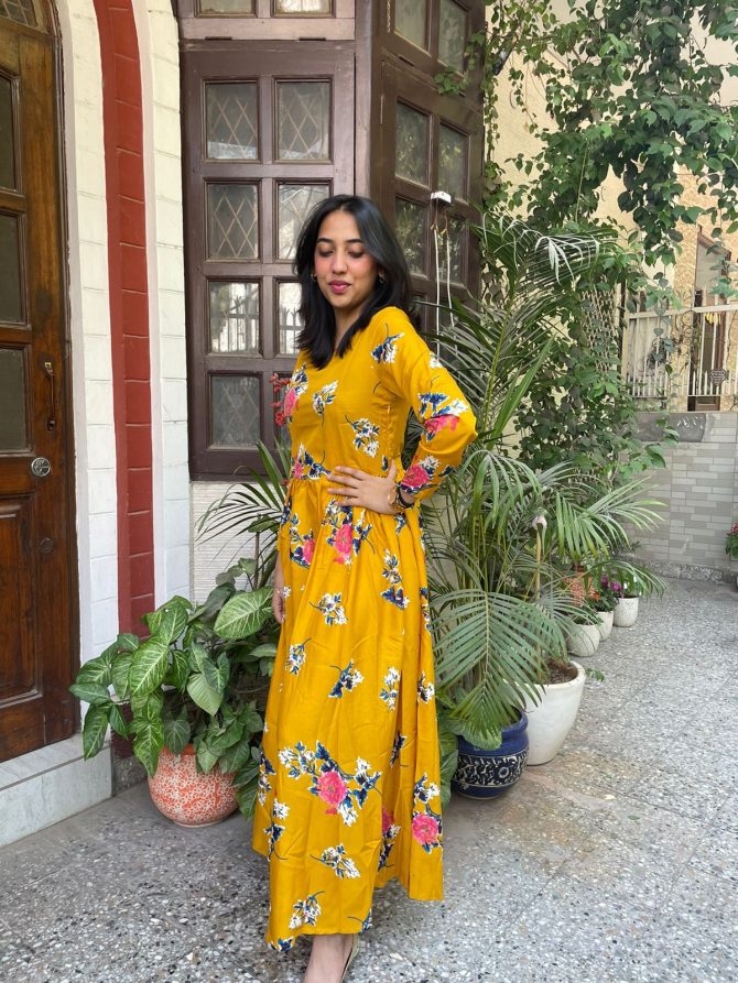 Indo-Western Maxi Dress