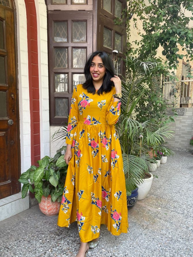 Indo-Western Maxi Dress