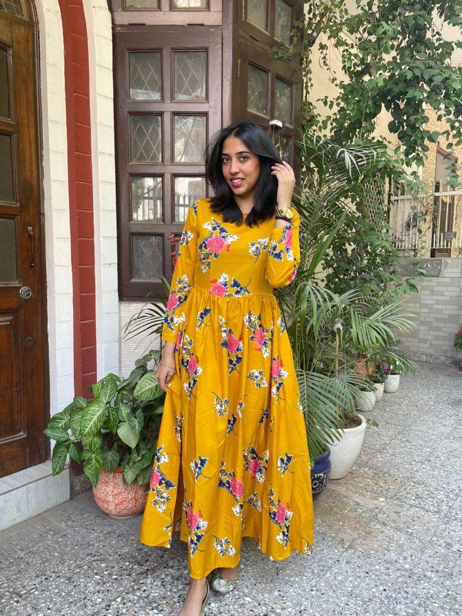 Indo-Western Maxi Dress