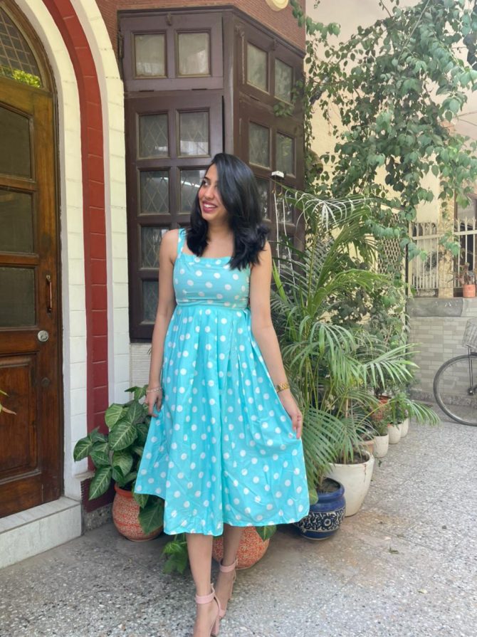Baby Blue Party Dress