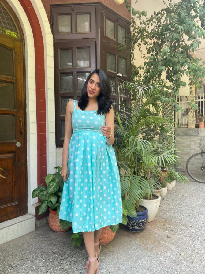 Baby Blue Party Dress
