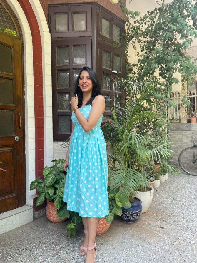 Baby Blue Party Dress