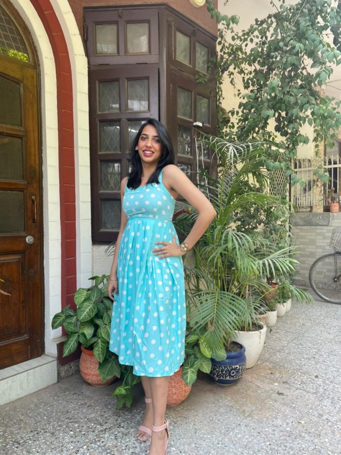 Baby Blue Party Dress