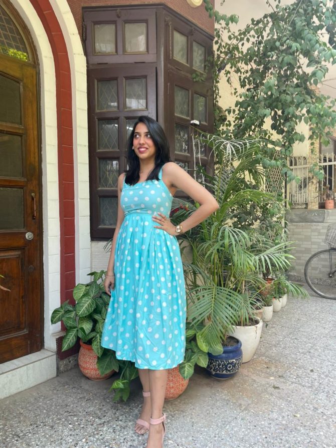 Baby Blue Party Dress