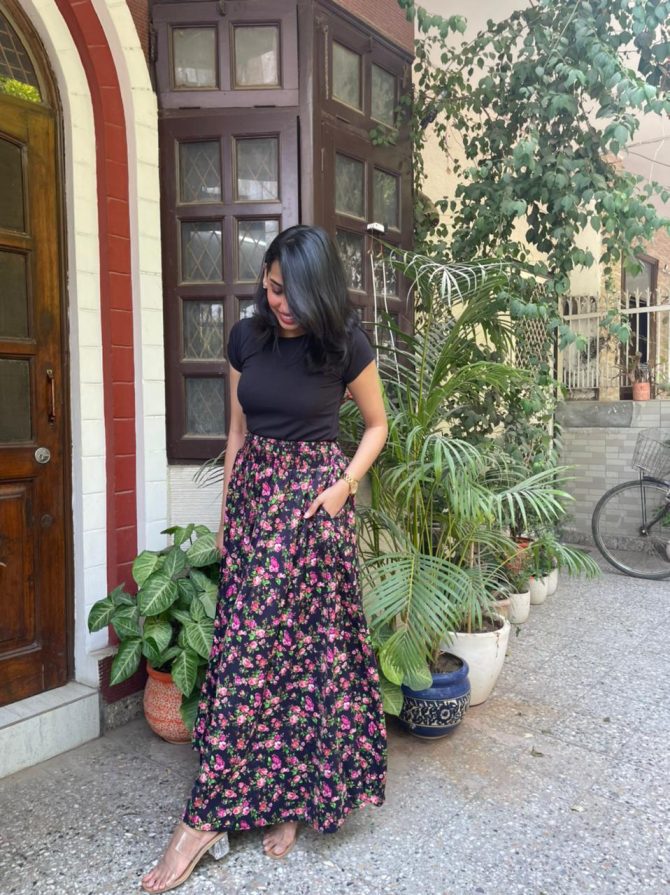 Spring Time Palazzo (Free Size)