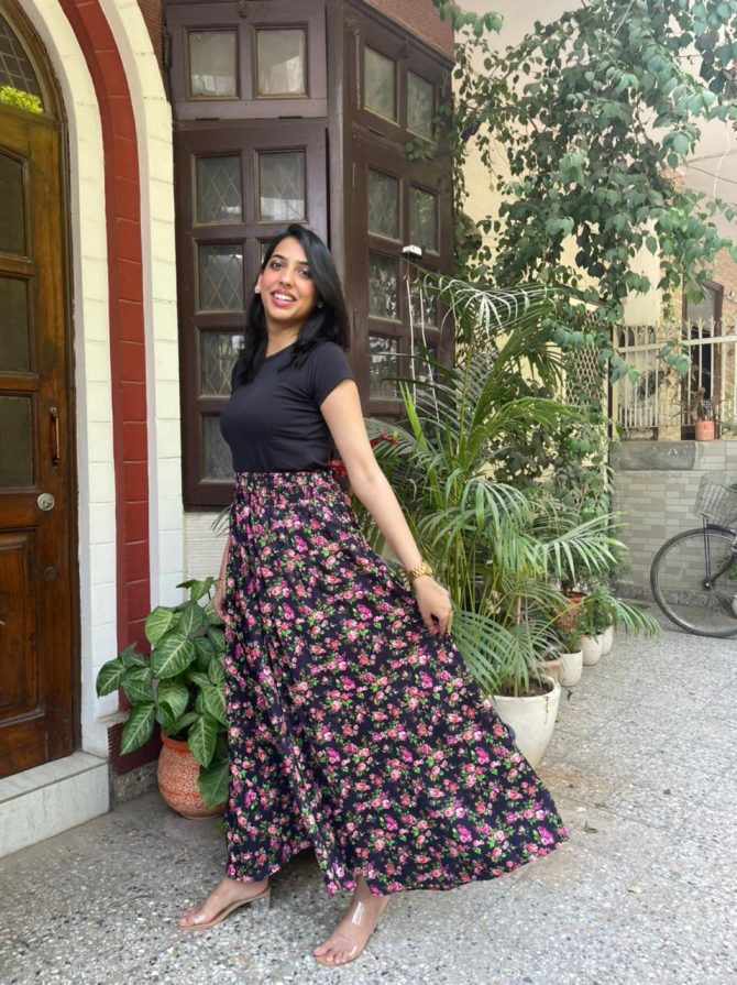 Spring Time Palazzo (Free Size)