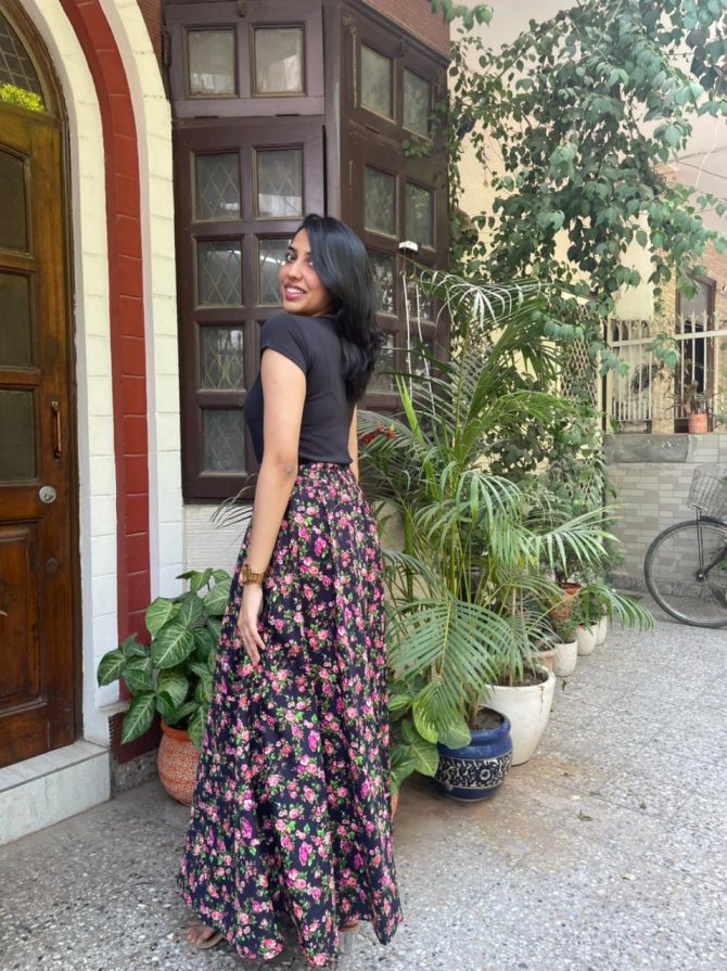 Spring Time Palazzo (Free Size)