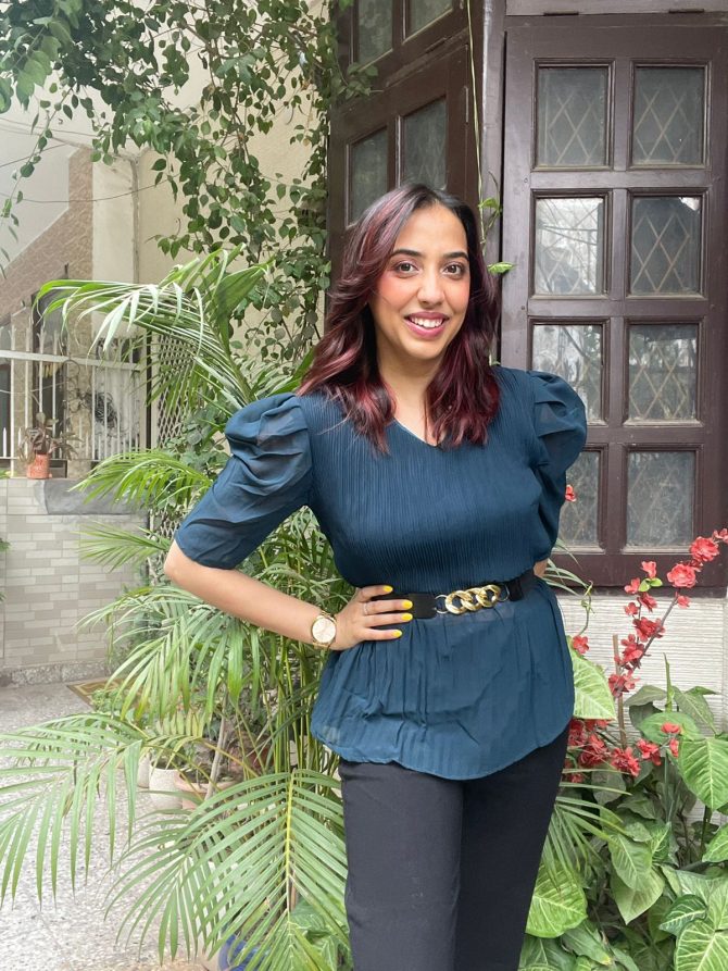 Girl Boss Top - Deep Blue