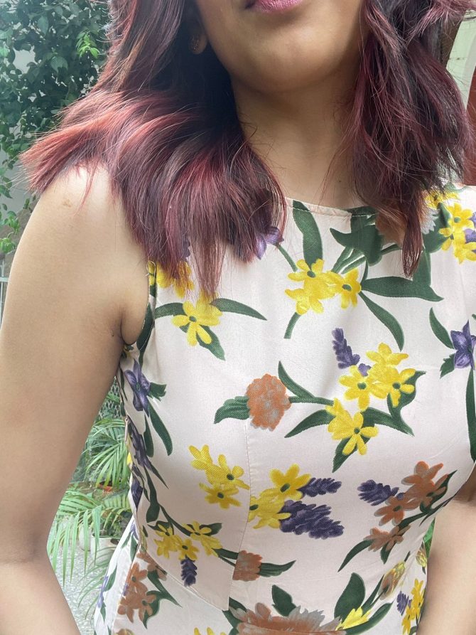 Golden Girl Dress (Sleeves Fabric Attached)