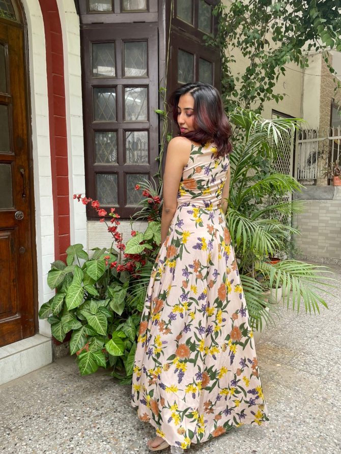 Golden Girl Dress (Sleeves Fabric Attached)