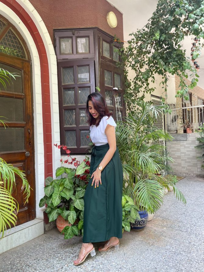Love Layered Skirt with Top Set