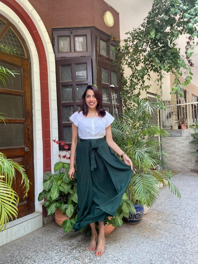 Love Layered Skirt with Top Set