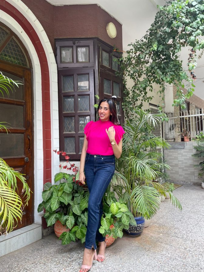 Angel Wings Top - Pink