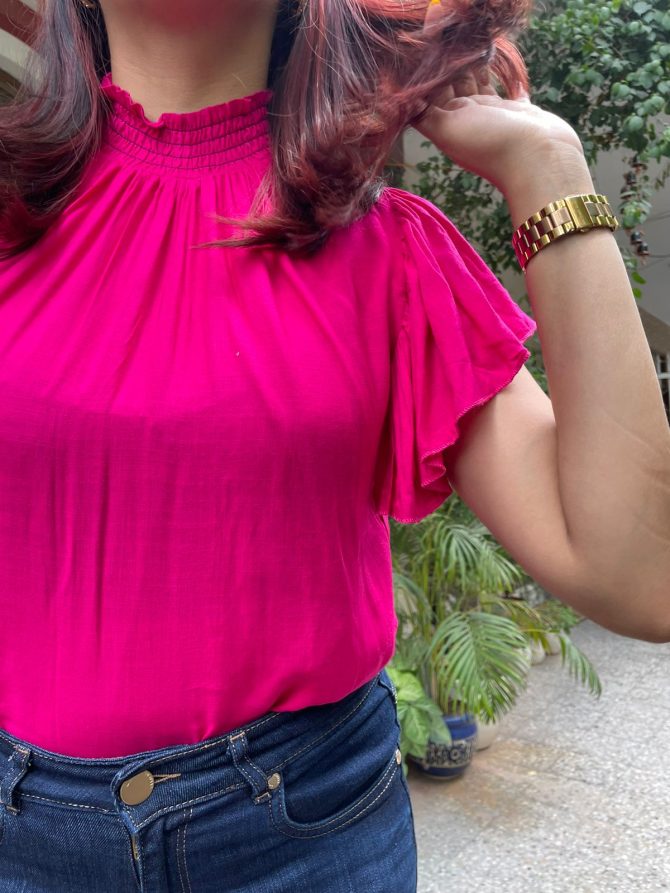 Angel Wings Top - Pink