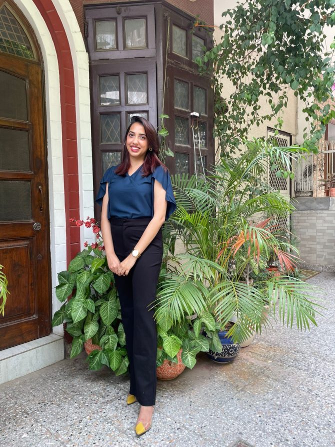 Manifesting CEO Top- Navy Blue