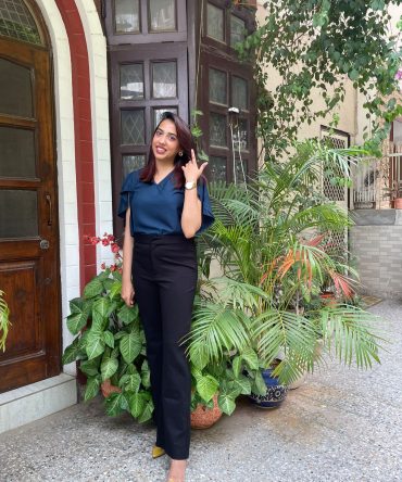 Manifesting CEO Top- Navy Blue 2