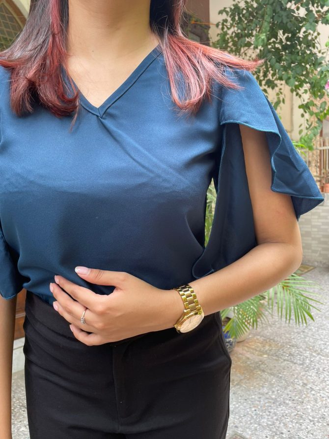 Manifesting CEO Top- Navy Blue