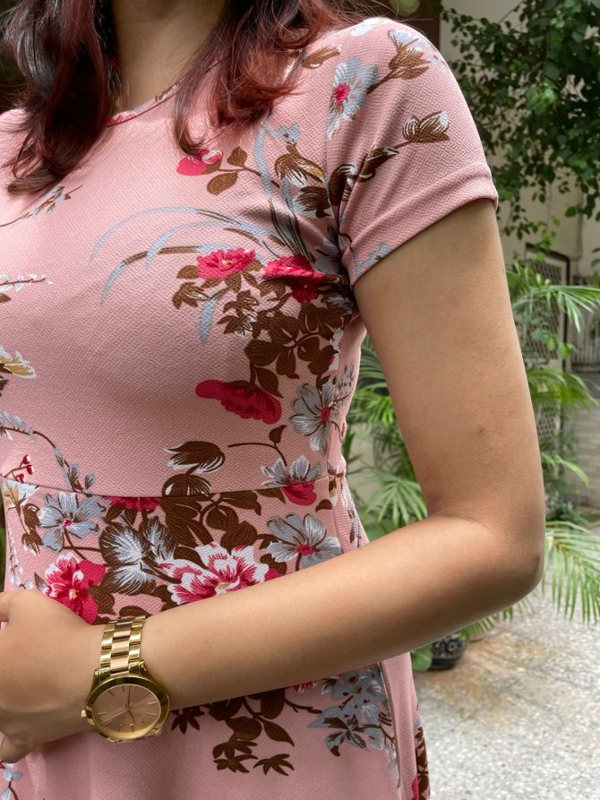 Grace Floral Dress - Pink