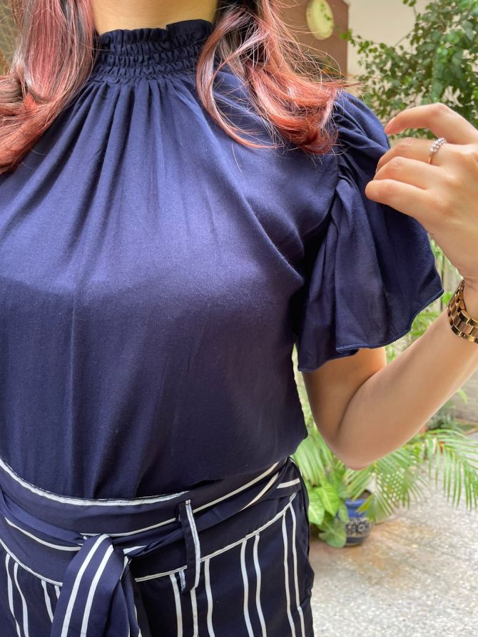 Angel Wings Top- Blue