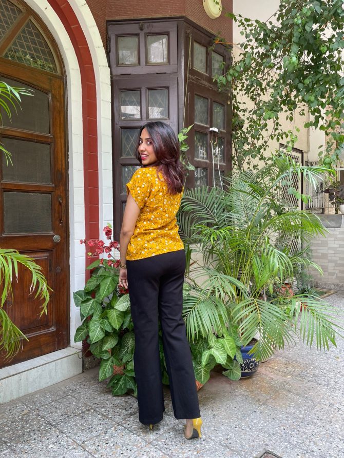 Comfort Cotton Top- Yellow