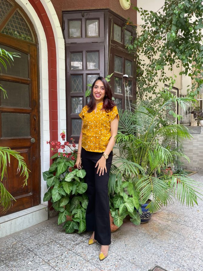 Comfort Cotton Top- Yellow