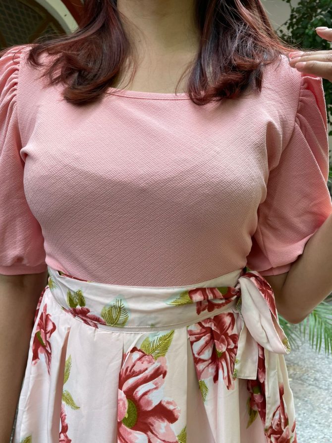 Summer Time Top- Peach