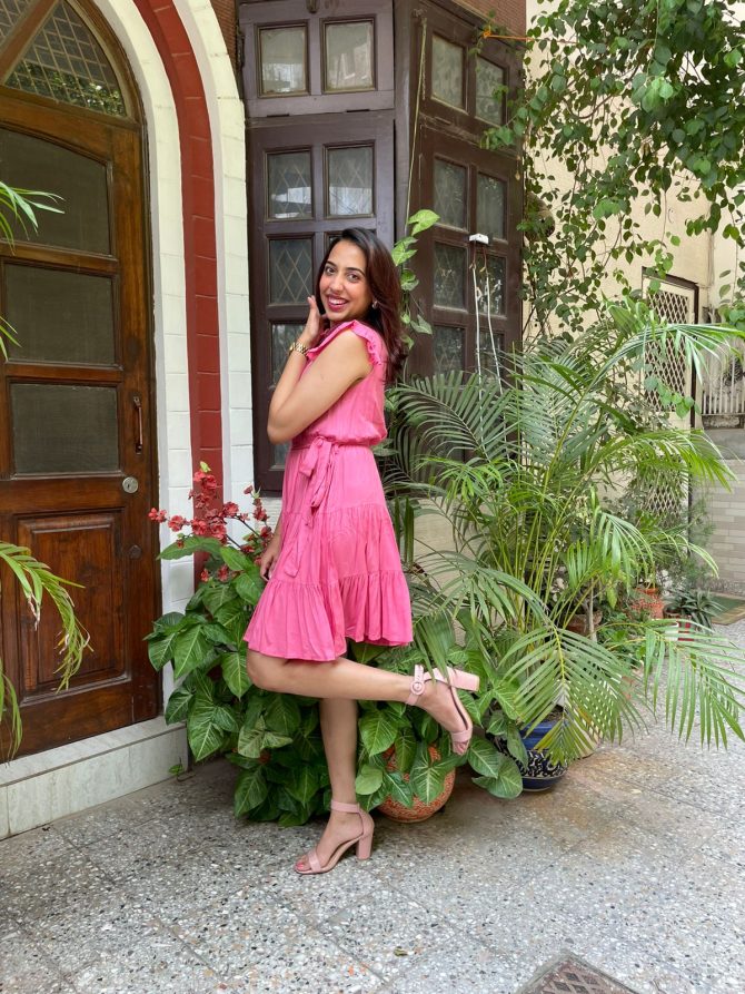 Doll Up Dress- Pink
