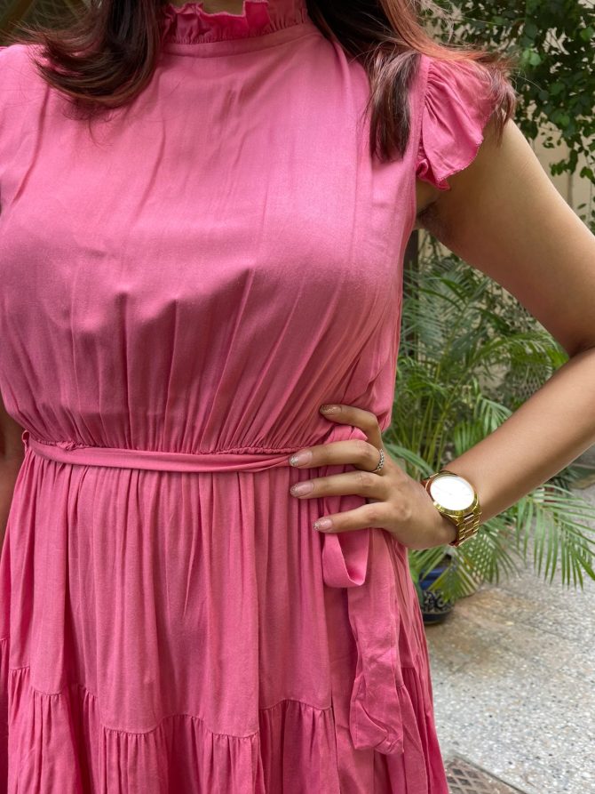 Doll Up Dress- Pink