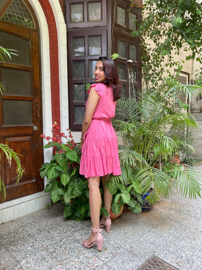 Doll Up Dress- Pink