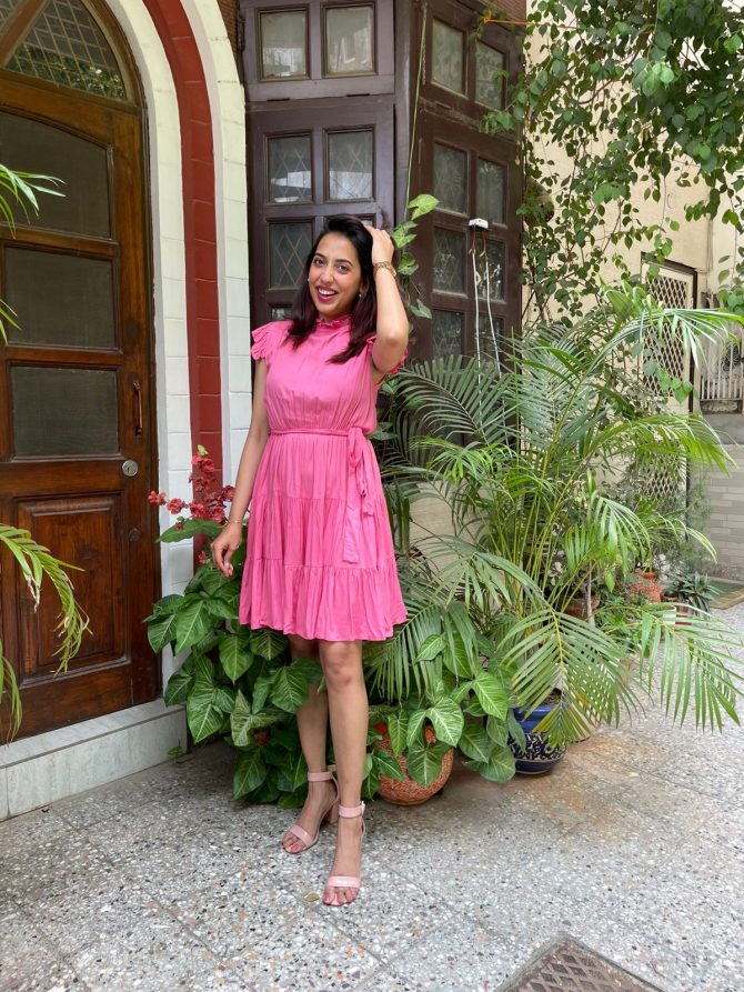 Doll Up Dress- Pink
