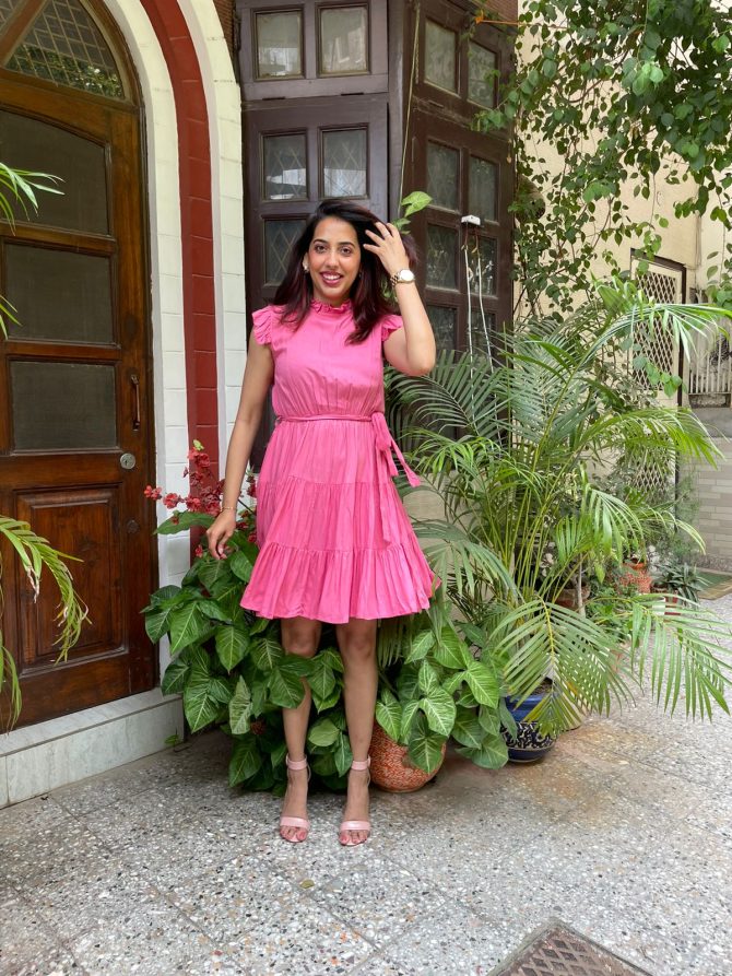 Doll Up Dress- Pink