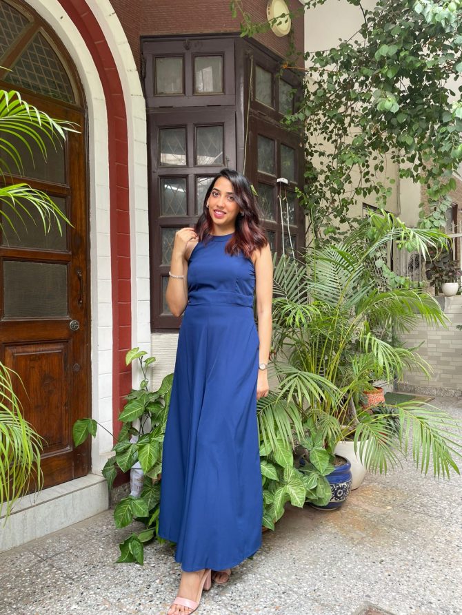 Luxe Jumpsuit- Blue