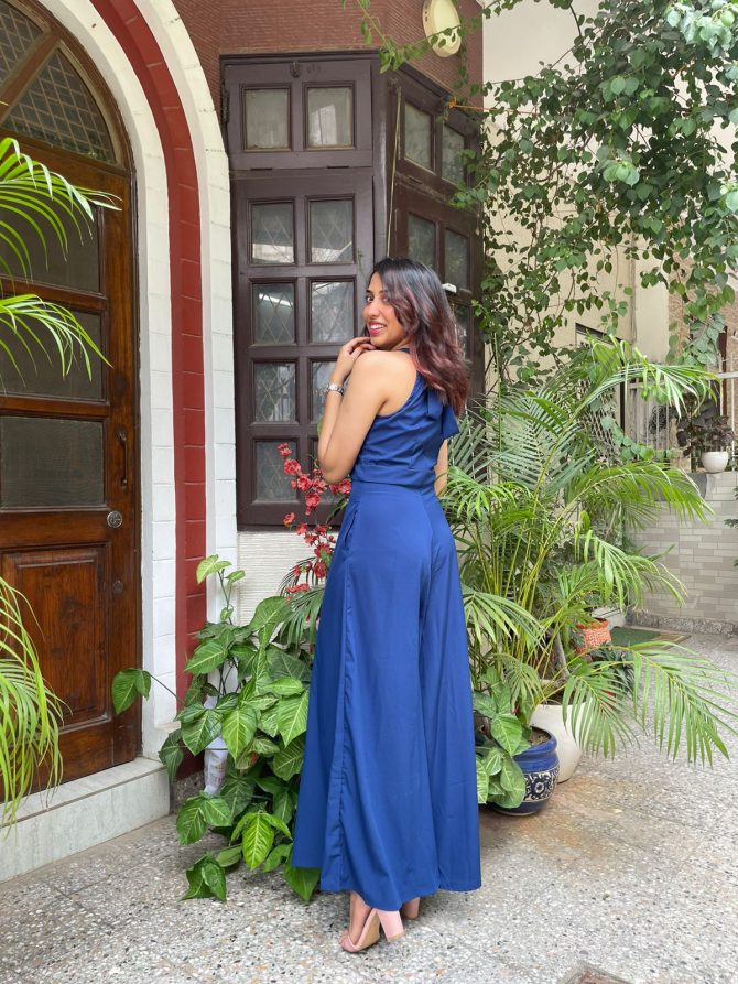 Luxe Jumpsuit- Blue