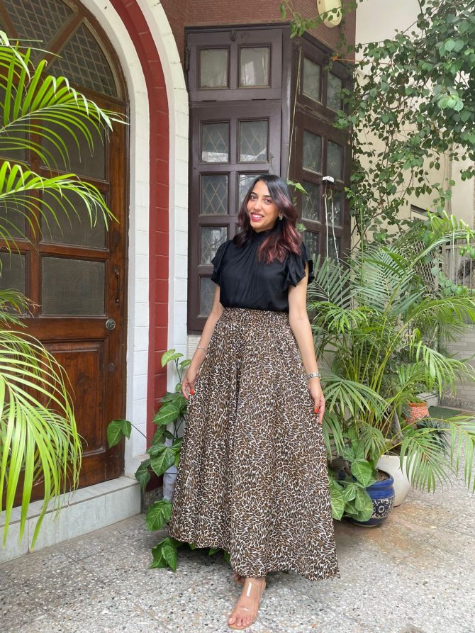 Animal Printed Palazzo (Free size)