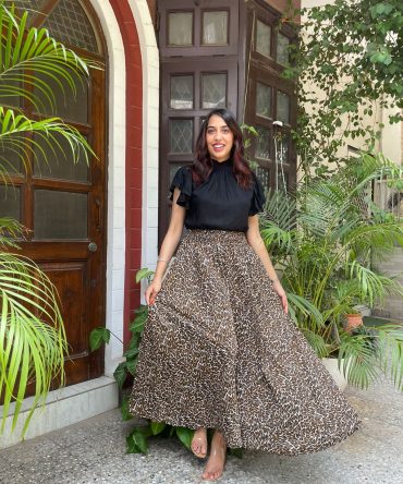 Animal Printed Palazzo (Free size)