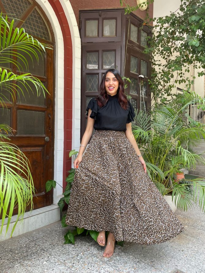 Animal Printed Palazzo (Free size)