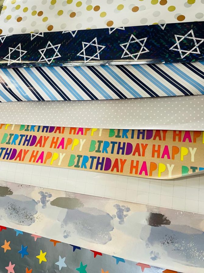 Gift Wrap with Note