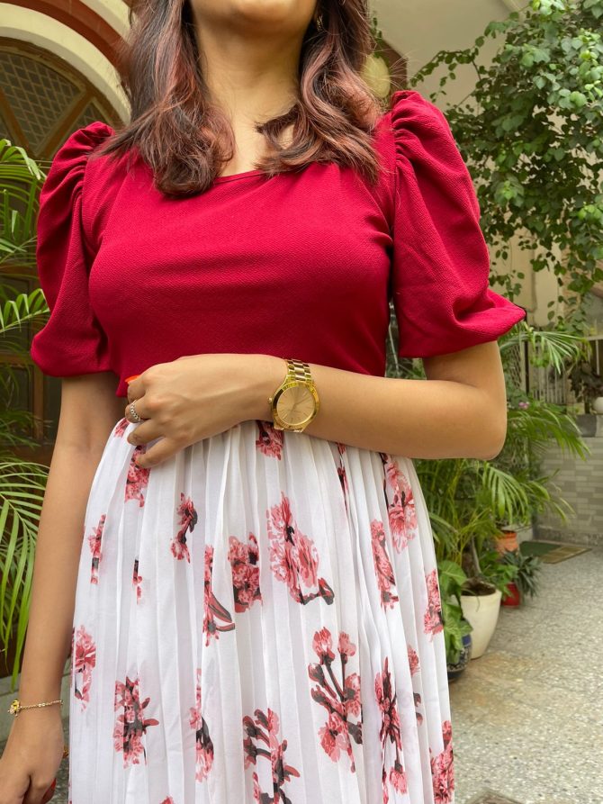 Summer Time Top - Maroon