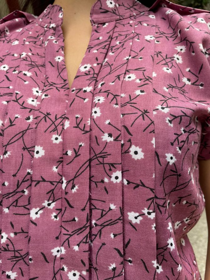 Comfort Cotton Top- Purple
