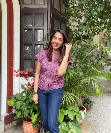 Comfort Cotton Top- Purple 2