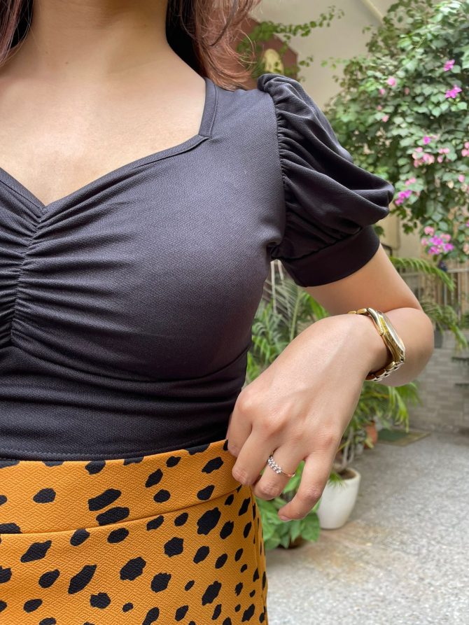 Spotlight Skirt & Top Set- Honey