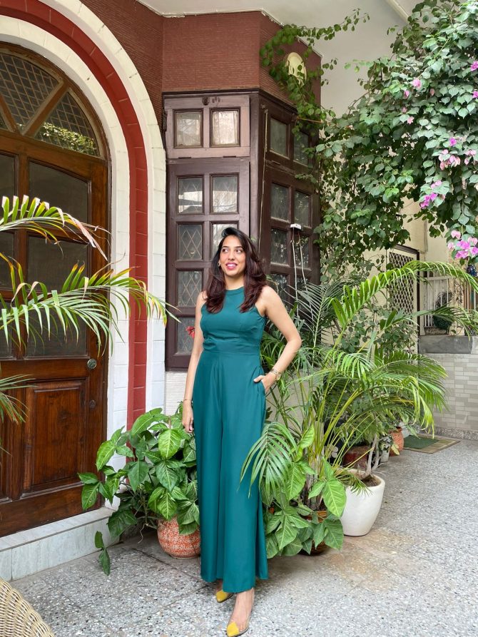 Luxe Jumpsuit- Green