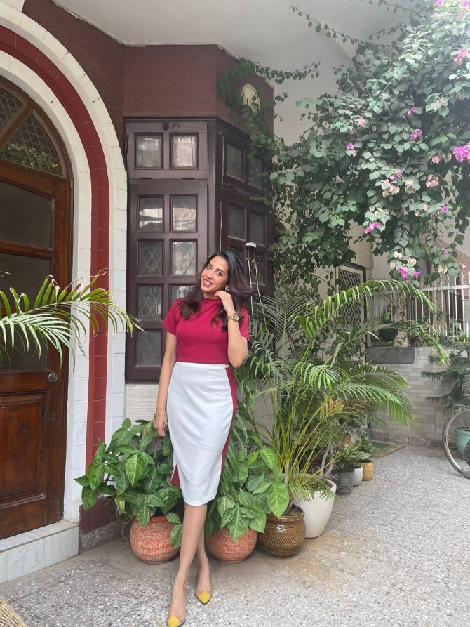 Hope Skirt with Top Set-Burgundy